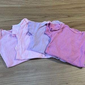 Honest baby pink onesies